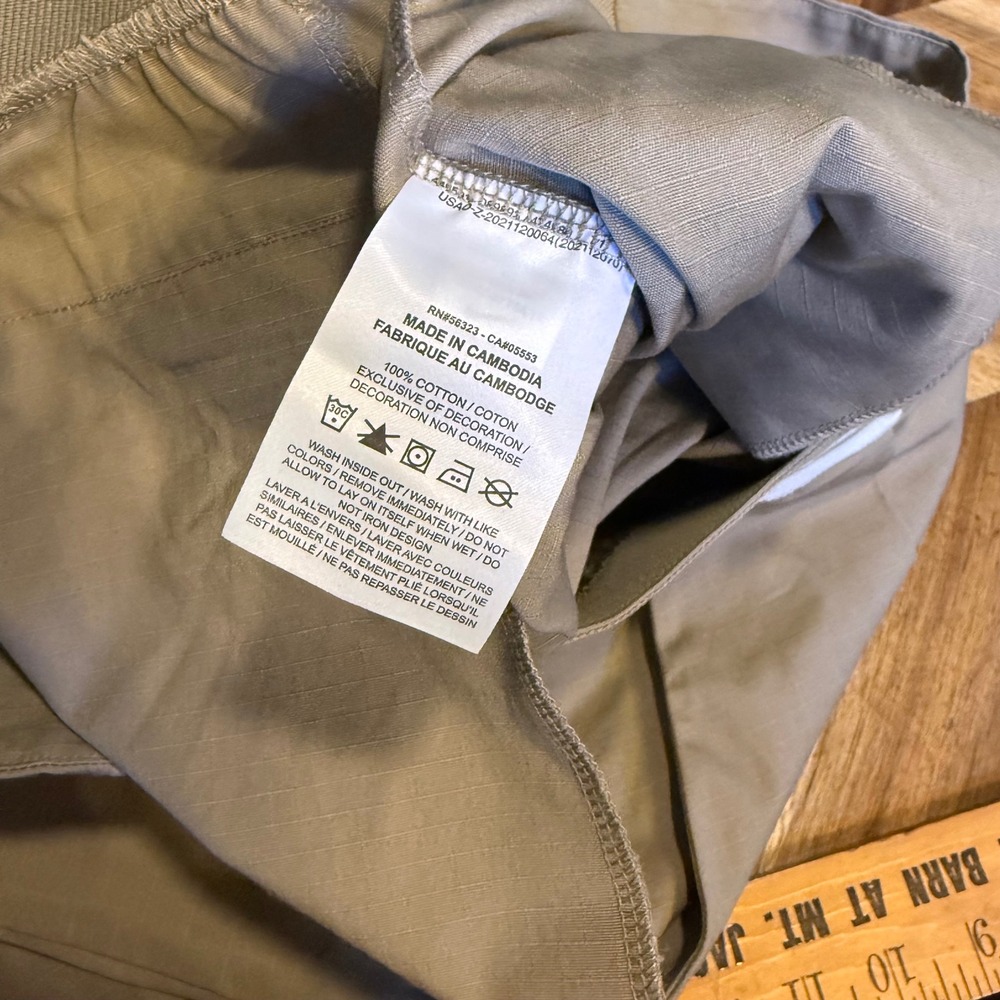 Nike Womens Wide Leg Ripstop Trousers Khaki Beige FV4651-247 Size XL Pockets NEW - Picture 5 of 10